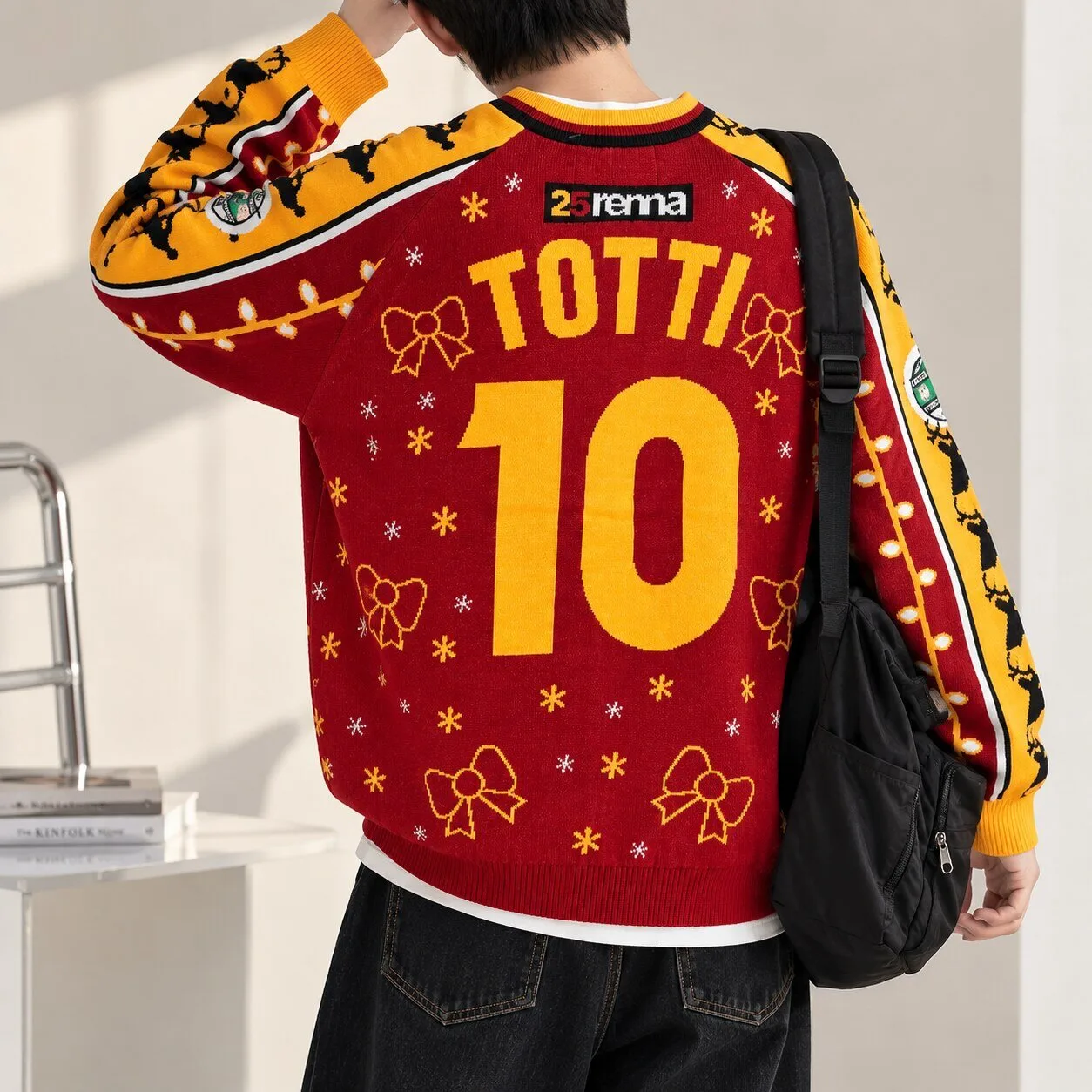 INA Manger Christmas Jumper 2026 Funny AS Roma Football Holiday Sweatshirt 11 INA Manger Christmas Jumper 2026 Funny AS Roma Football Holiday Sweatshirt