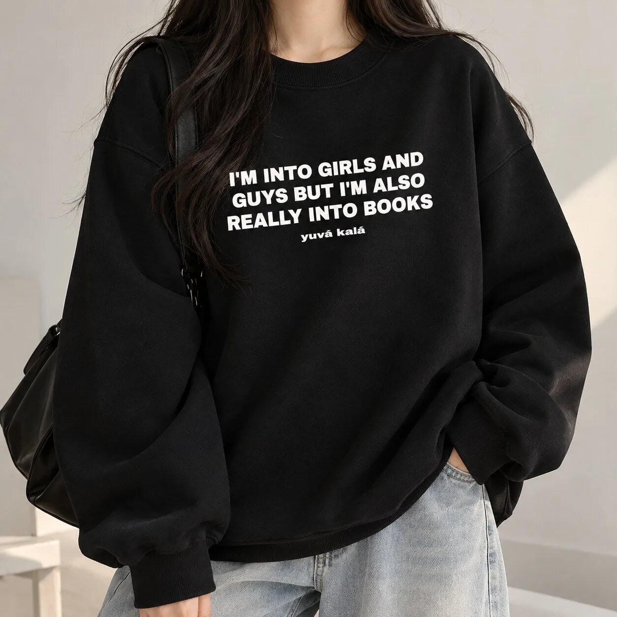 Im Into Girls Guys and Books Sweatshirt 7 Im Into Girls Guys and Books Sweatshirt