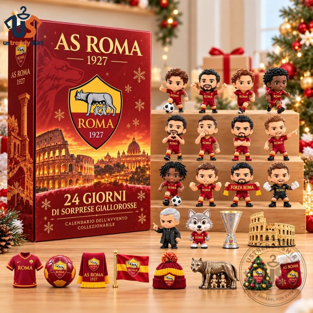 AS Roma Advent Calendar 24 Days Soccer Christmas Countdown