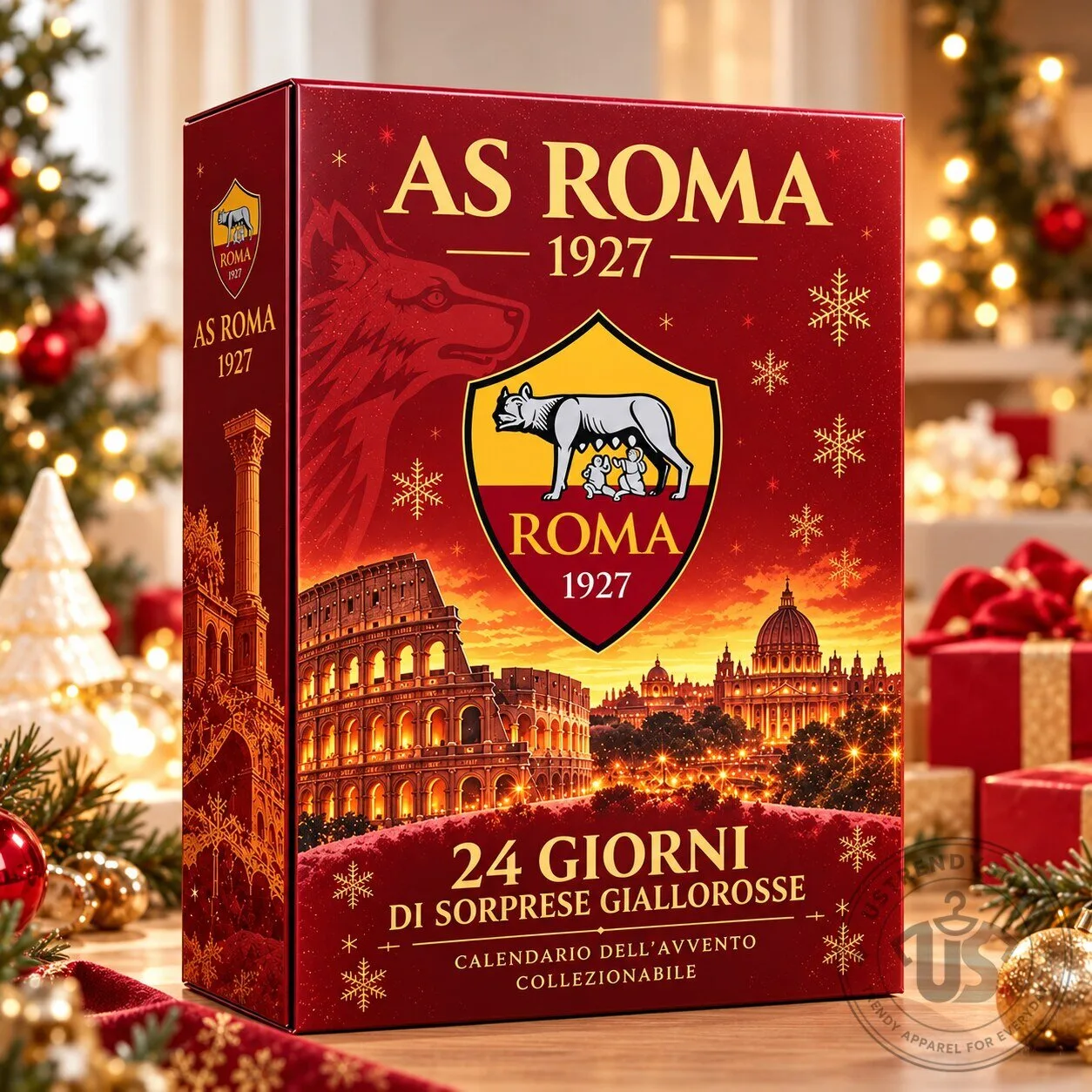 AS Roma Advent Calendar 24 Days Soccer Christmas Countdown 9 AS Roma Advent Calendar 24 Days Soccer Christmas Countdown