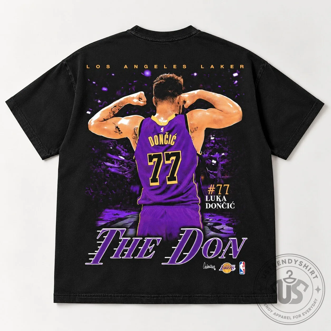 Luka Doncic Los Angeles Lakers Vintage Bootleg T Shirt Retro Basketball Graphic Tee 9 Luka Doncic Los Angeles Lakers Vintage Bootleg T Shirt Retro Basketball Graphic Tee