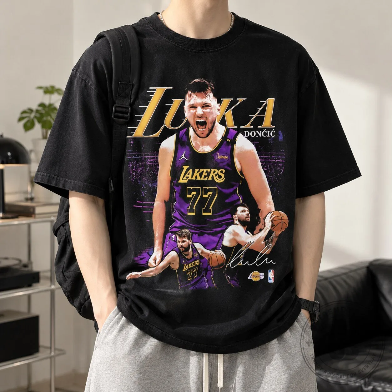 Luka Doncic Los Angeles Lakers Vintage Bootleg T Shirt Retro Basketball Graphic Tee 10 Luka Doncic Los Angeles Lakers Vintage Bootleg T Shirt Retro Basketball Graphic Tee