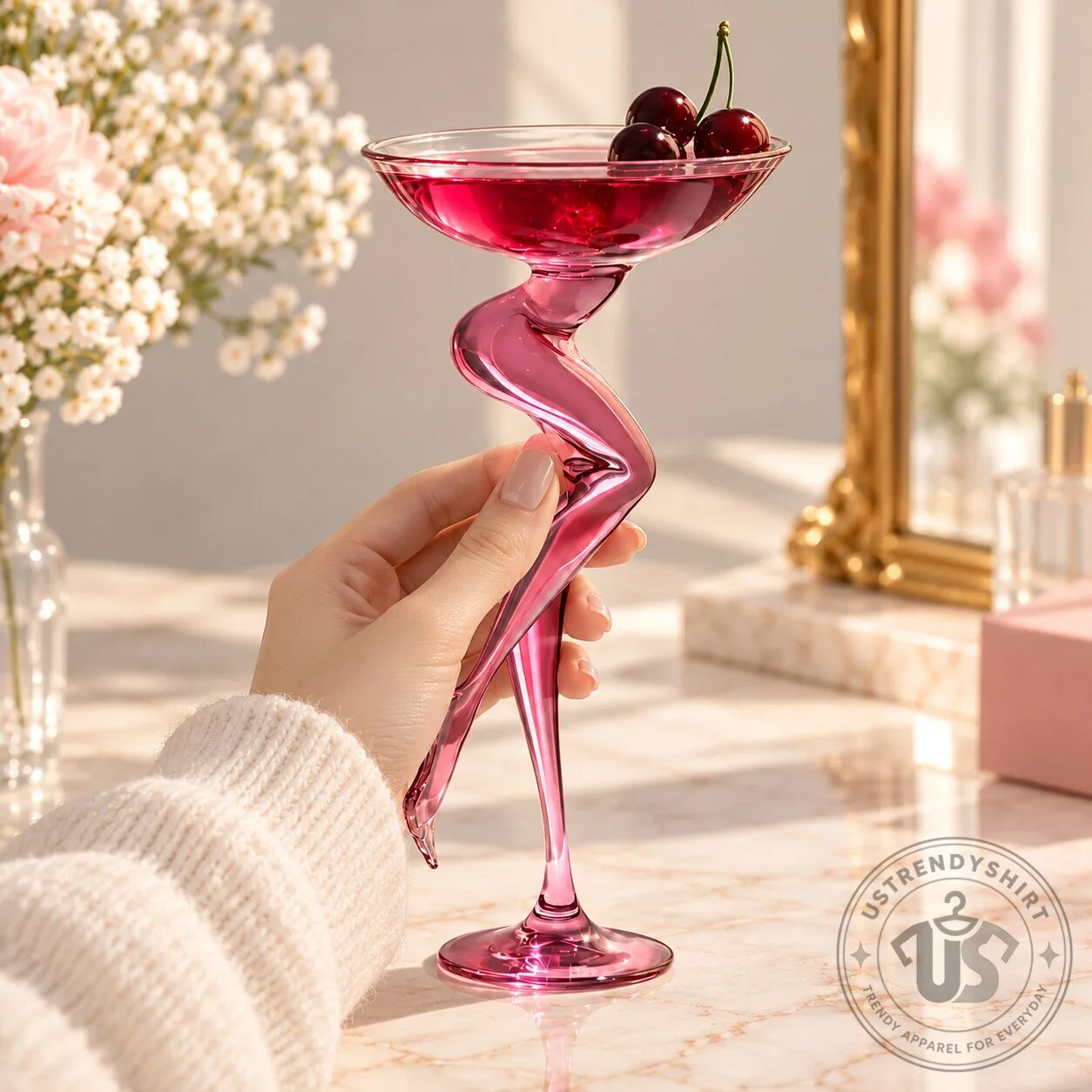 Pink Sexy Legs Cocktail Glass Creative Martini Glass Novelty Crystal Wine 6 Pink Sexy Legs Cocktail Glass Creative Martini Glass Novelty Crystal Wine