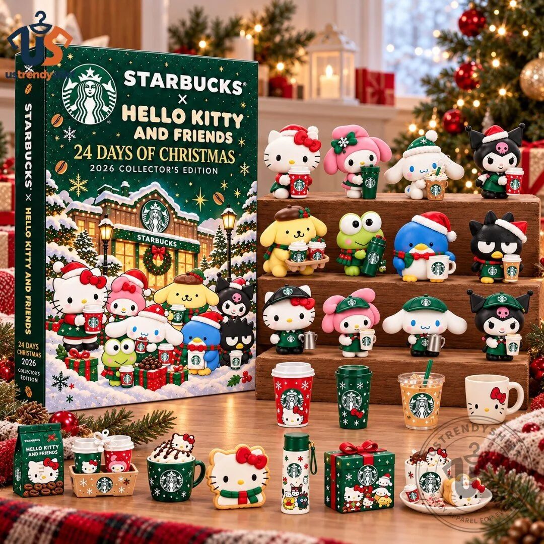 Starbucks x Hello Kitty And Friends Advent Calendar 24 Days Of Christmas 2026