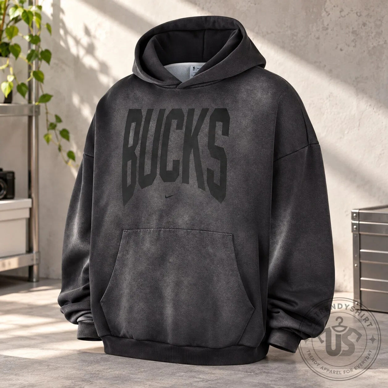 Kasparas Jakucionis Milwaukee Bucks Washed Black Vintage Pullover Hoodie 8 Kasparas Jakucionis Milwaukee Bucks Washed Black Vintage Pullover Hoodie