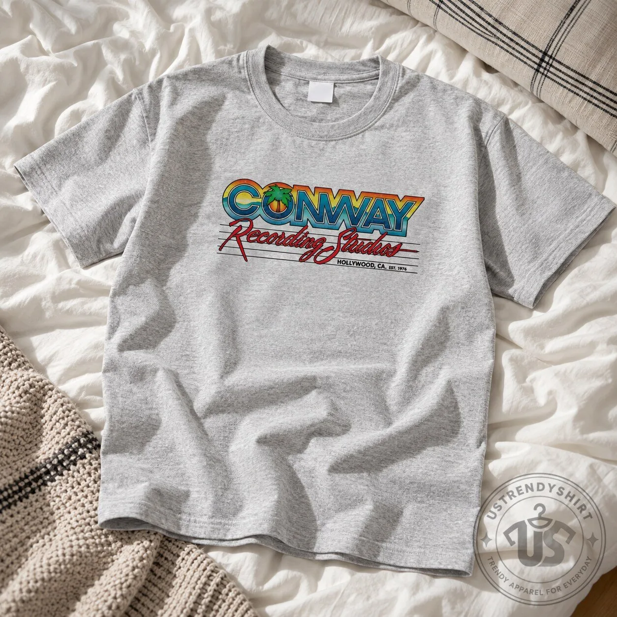 Charlie Puth Conway Recording Studios Hollywood Grey Graphic T Shirt 6 Charlie Puth Conway Recording Studios Hollywood Grey Graphic T Shirt