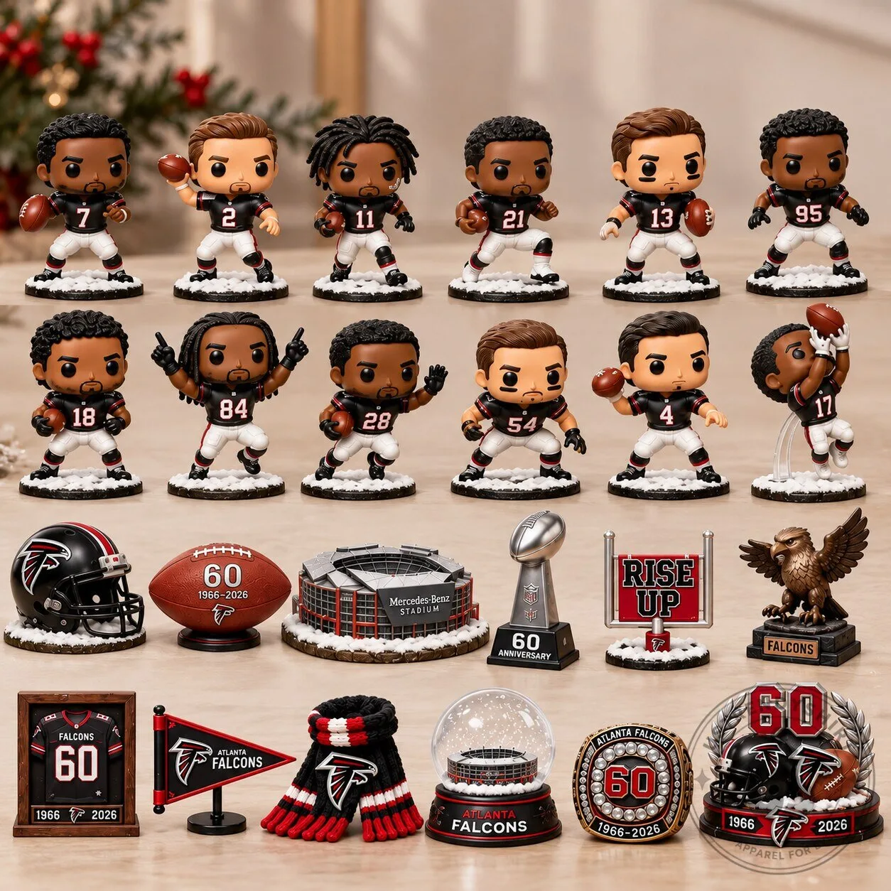 Atlanta Falcons 60th Anniversary Advent Calendar 24 Days Christmas Countdown 8 Atlanta Falcons 60th Anniversary Advent Calendar 24 Days Christmas Countdown