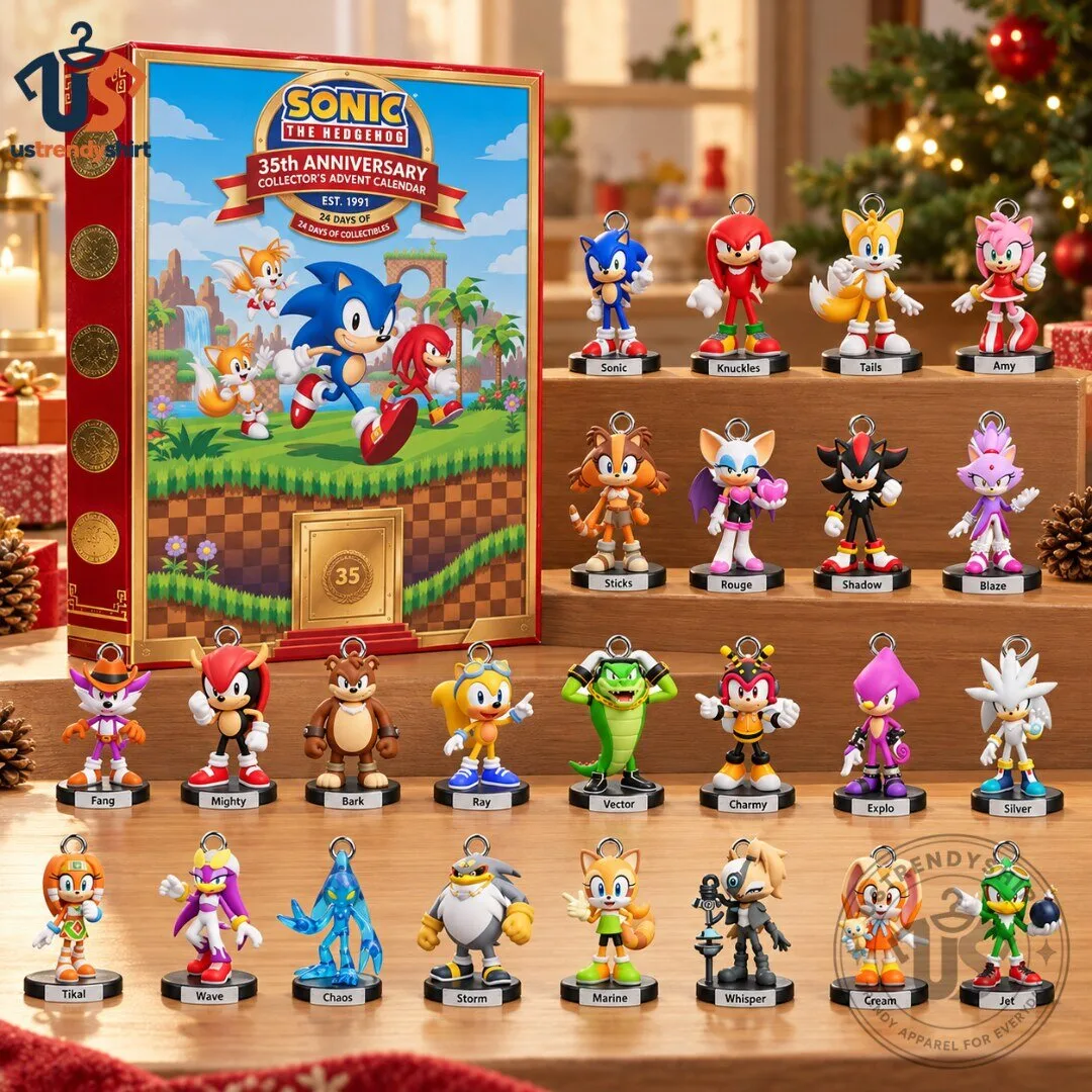 SONIC The Hedgehog 35th Anniversary Advent Calendar 24 Days Christmas Countdown