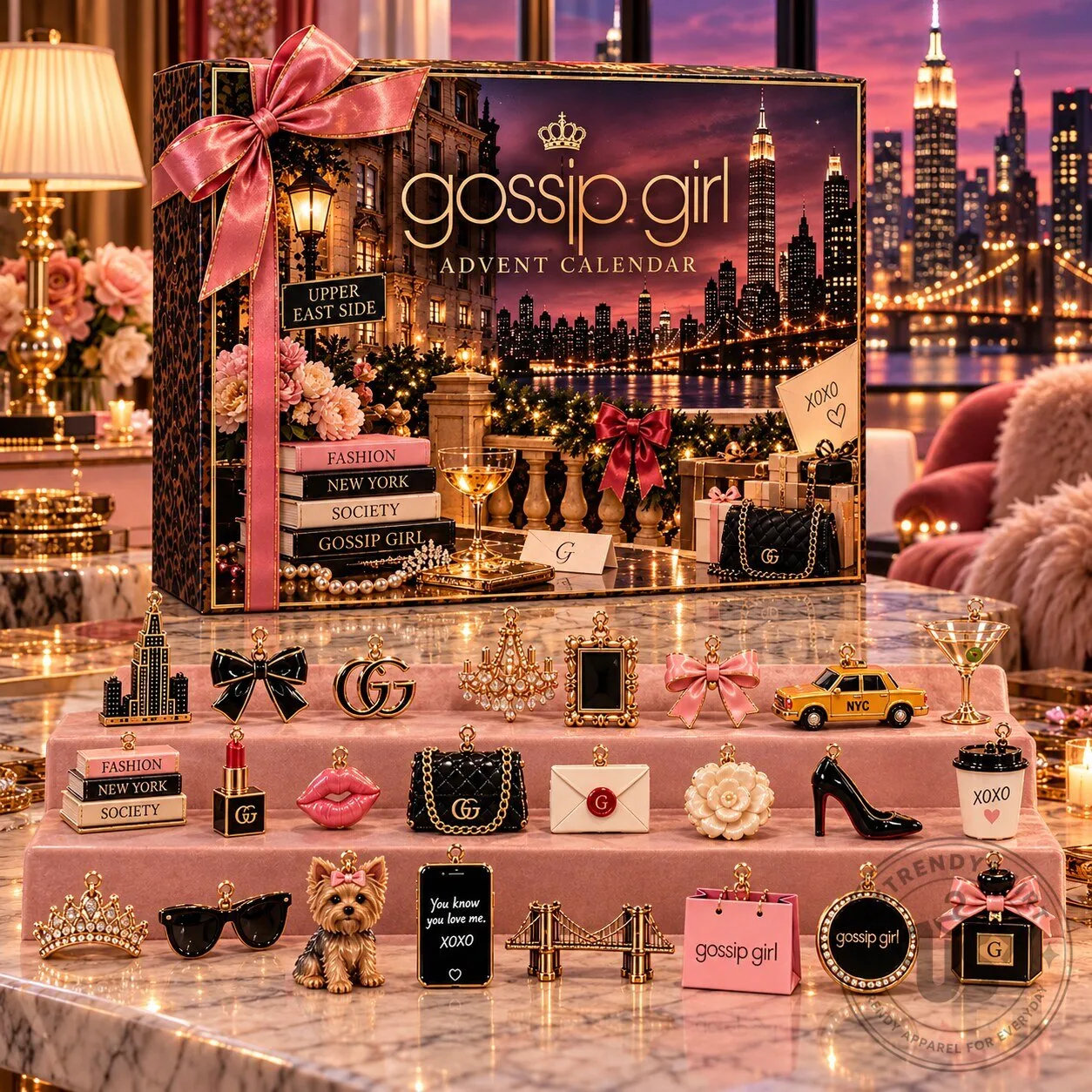 Gossip Girl Advent Calendar Upper East Side Fashion Charm Countdown