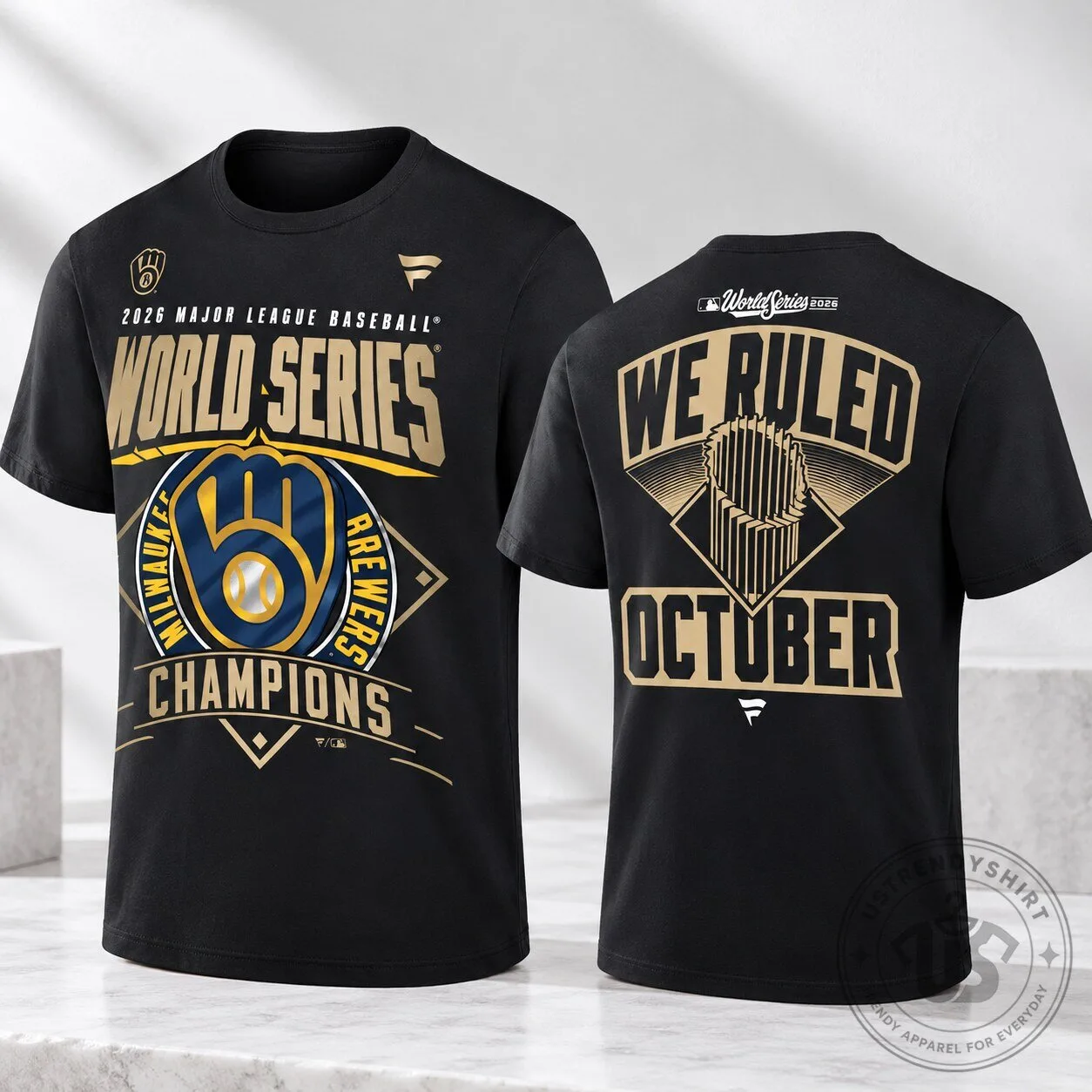 Milwaukee Brewers 2026 World Series Champions We Ruled October T Shirt