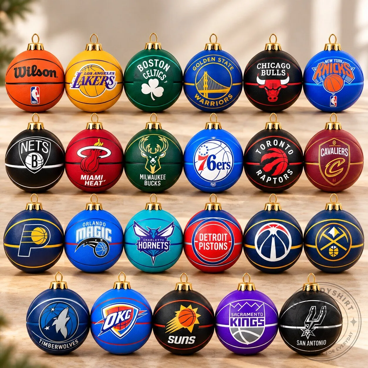 NBA Advent Calendar 24 Days Of Dunks Basketball Ornaments Gift Box 8 NBA Advent Calendar 24 Days Of Dunks Basketball Ornaments Gift Box