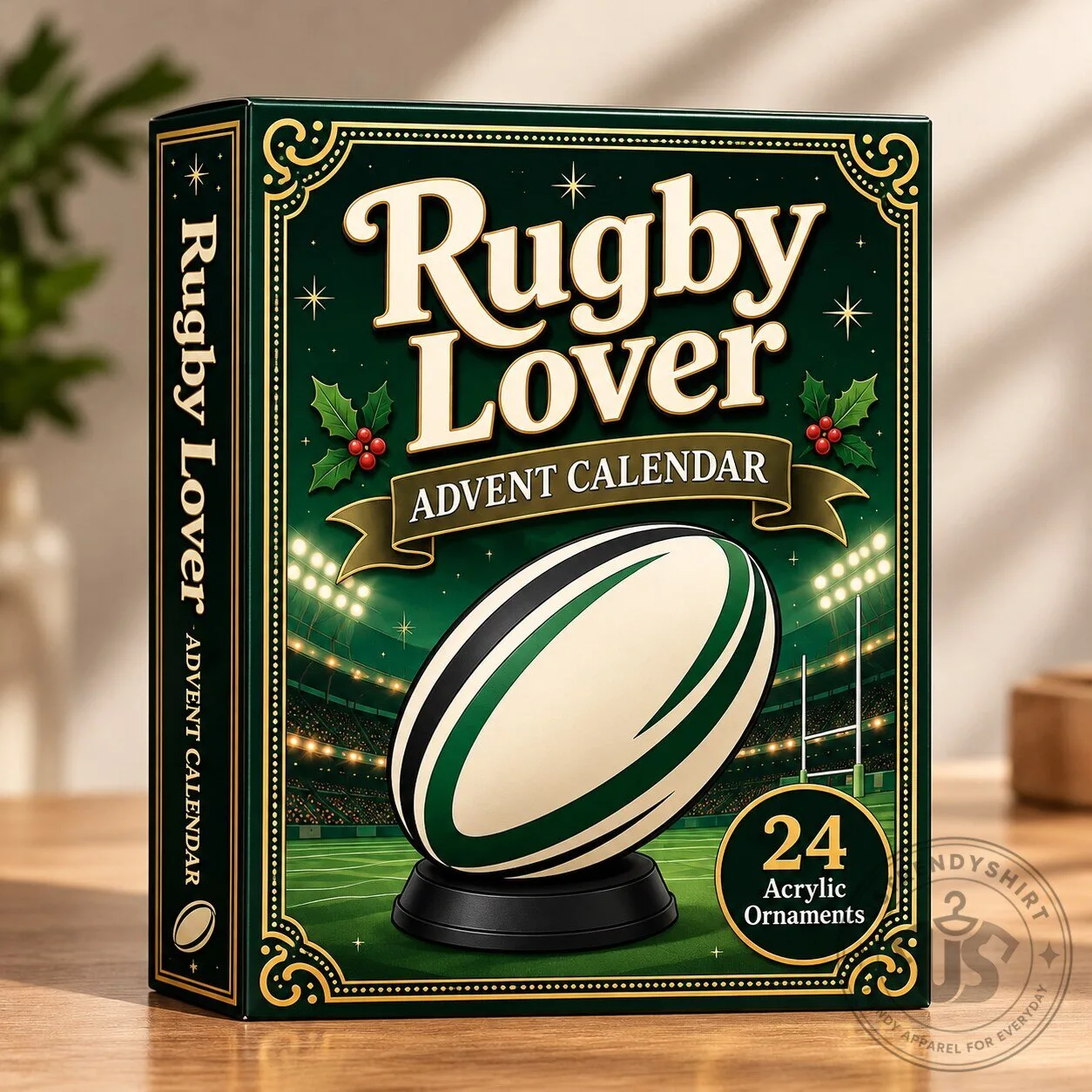 Rugby Lover Advent Calendar 24 Acrylic Ornaments Sports Gift Box 7 Rugby Lover Advent Calendar 24 Acrylic Ornaments Sports Gift Box