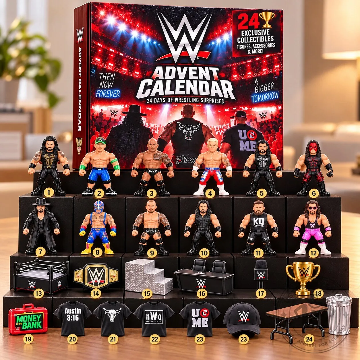 WWE Advent Calendar 2024 24 Days