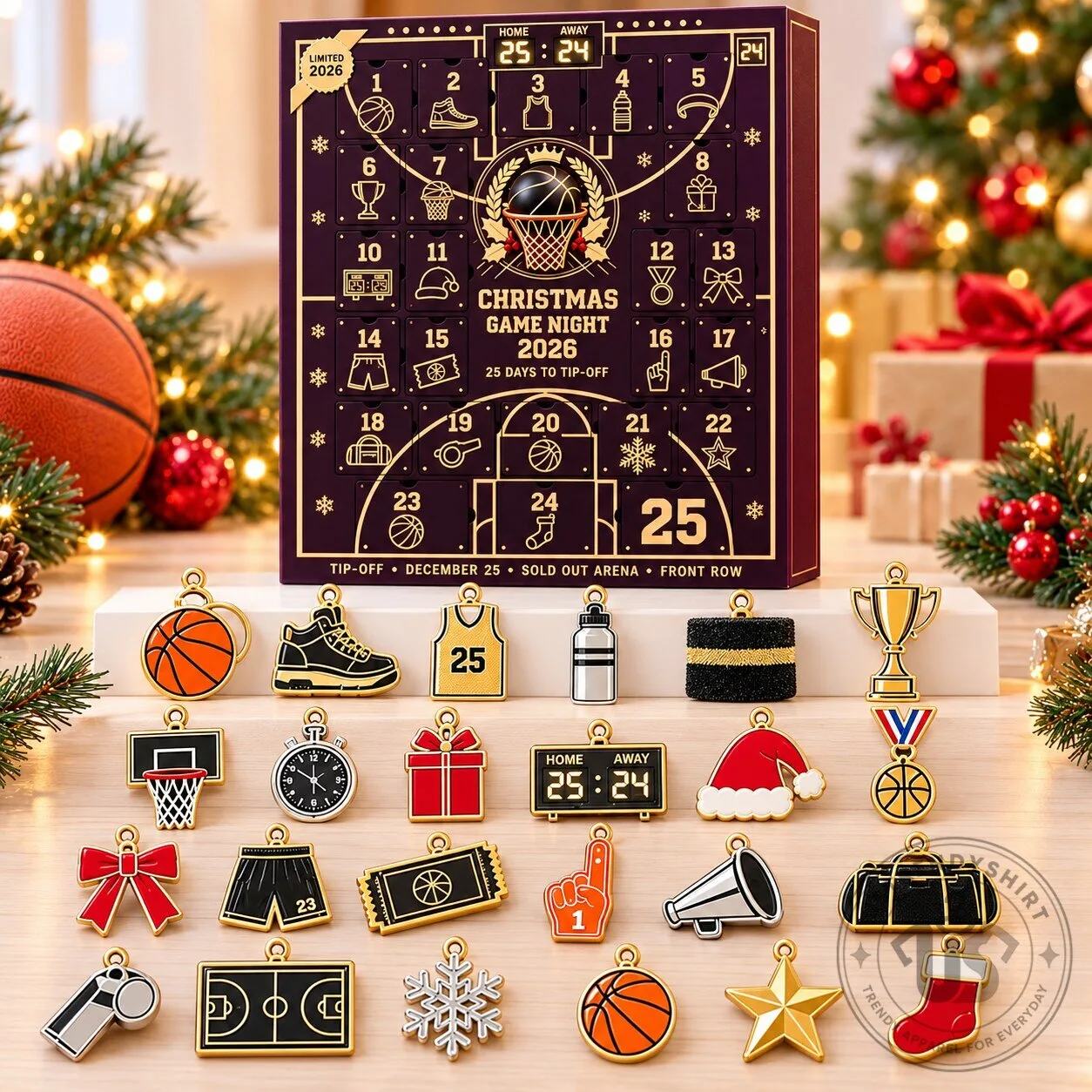 Basketball Advent Calendar 2026 25 Days Christmas