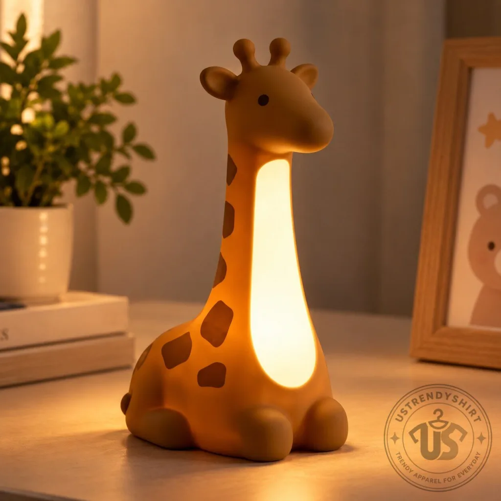 Giraffe Night Light Silicone Rechargeable Soft Desk Lamp Nursery Bedroom Decor Giraffe Night Light Silicone Rechargeable Soft Desk Lamp Nursery Bedroom Decor