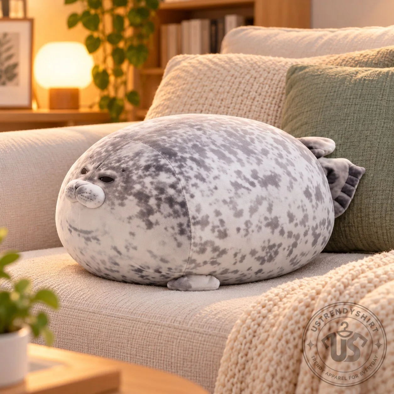 Tsuki Seal Plush Cute Blob Seal Pillow Chubby 6 Tsuki Seal Plush Cute Blob Seal Pillow Chubby